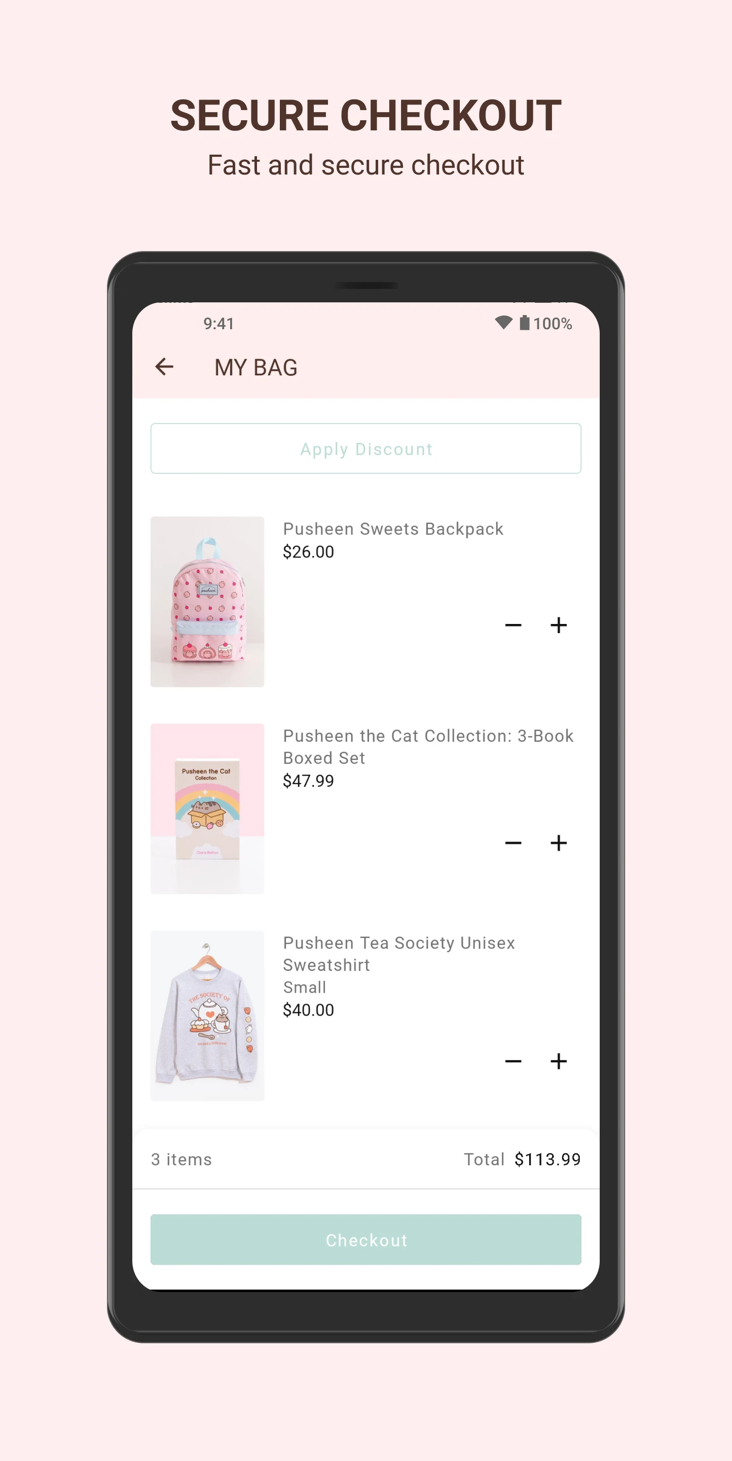 Pusheen Shop screenshot