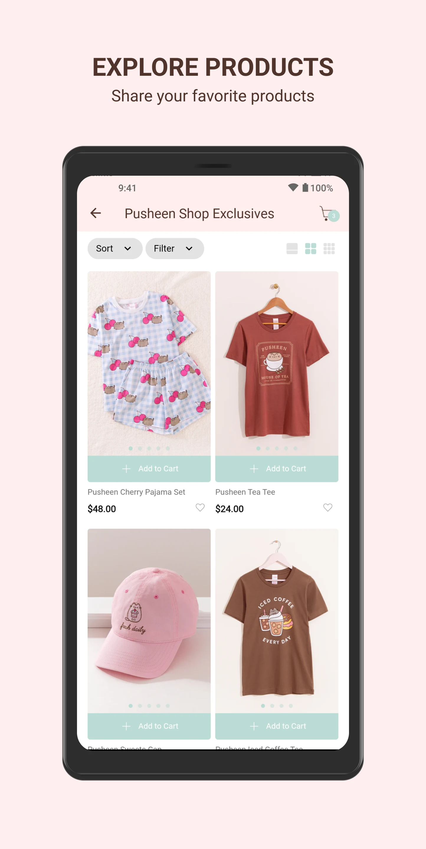 Pusheen Shop screenshot